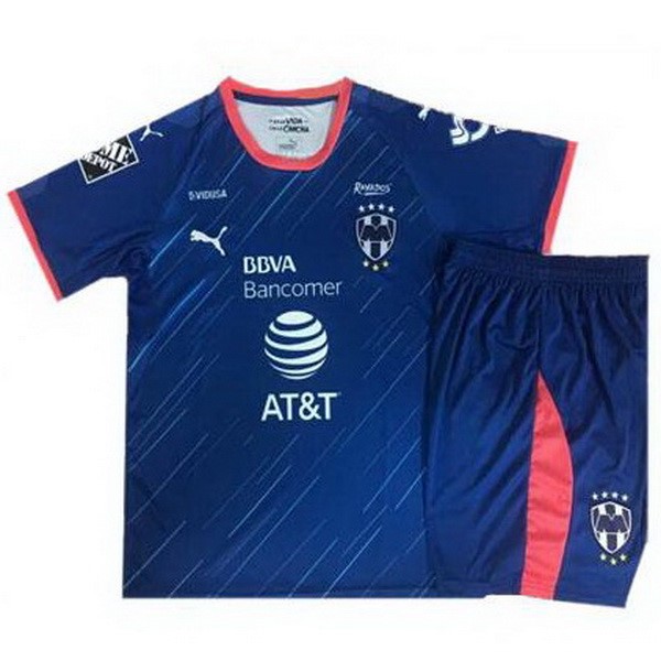 Maillot Football Monterrey Exterieur Enfant 2018-19 Bleu